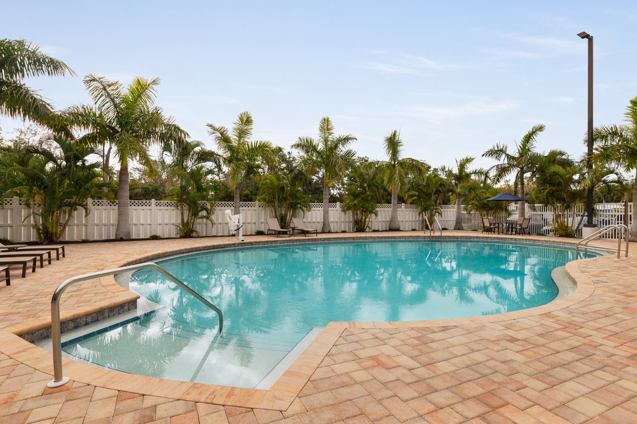 Outdoor pool at the Spark by Hilton Sarasota Siesta Key Gateway location.