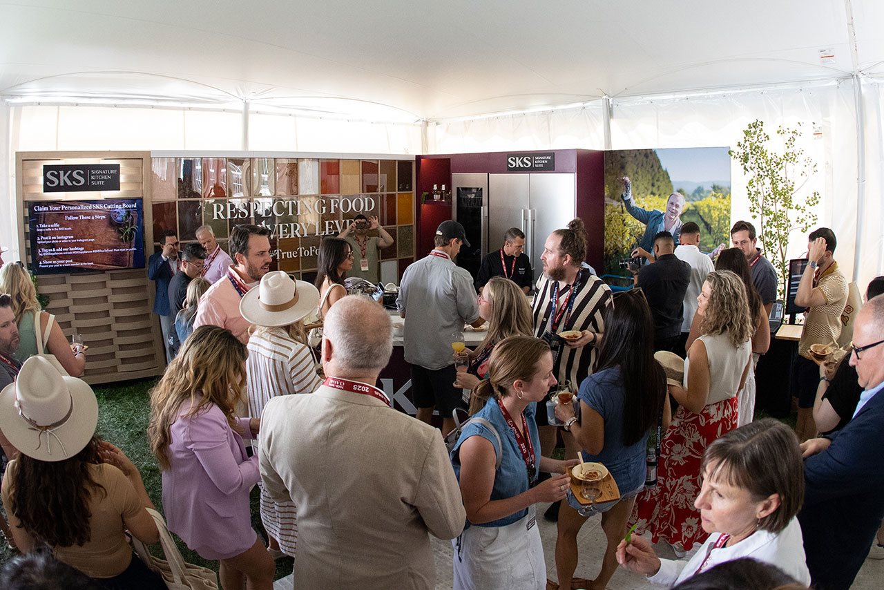 People at the SKS venue in Aspen