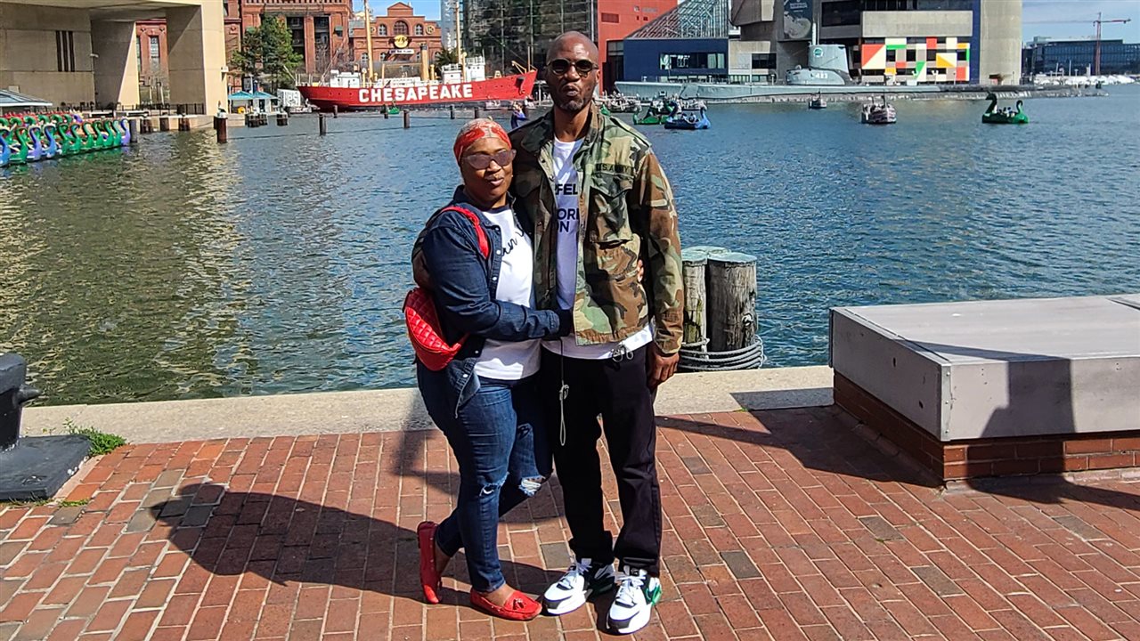Tia and husband. For Tia, support came through Care for HER, a national initiative from Unite for HER and TOUCH.